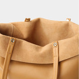 Handcrafted Leather Tote Bag | Grain Leather Large Tote Bag Yellow Colour, Birthday gift for her