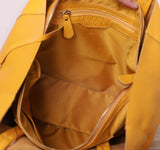 Handcrafted Leather Tote Bag | Grain Leather Large Tote Bag | Birthday gift for her, yellow, Shell Pink, Caramel, Black Blue Gift For Her