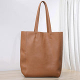 Handcrafted Leather Tote Bag | Grain Leather Large Tote Bag | Birthday gift for her, yellow, Shell Pink, Caramel, Black Blue Gift For Her