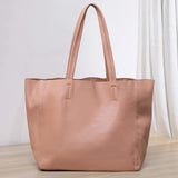 Handcrafted Leather Tote Bag | Grain Leather Large Tote Bag | Birthday gift for her, yellow, Shell Pink, Caramel, Black Blue Gift For Her