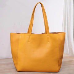 Handcrafted Leather Tote Bag | Grain Leather Large Tote Bag |  Birthday gift for her, yellow, Shell Pink, Caramel, Black Blue Gift For Her Handcrafted Leather Tote Bag | Grain Leather Large Tote Bag |  Birthday gift for her, yellow, Shell Pink, Caramel, Black Blue Gift For Her