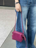 Handcrafted Premium Lambskin Leather Intrecciato Crossbody Bag, Luxury Woven Small Purse
