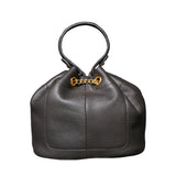 Handcrafted Top Grain Cowhide Leather Mini Bucket Bag | Women's Drawstring Chain Crossbody Purse