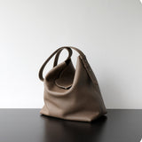 Handcrafted Top Grain Cowhide Leather Slouchy Bucket Bag | Women's Shoulder & Top-Handle Purse