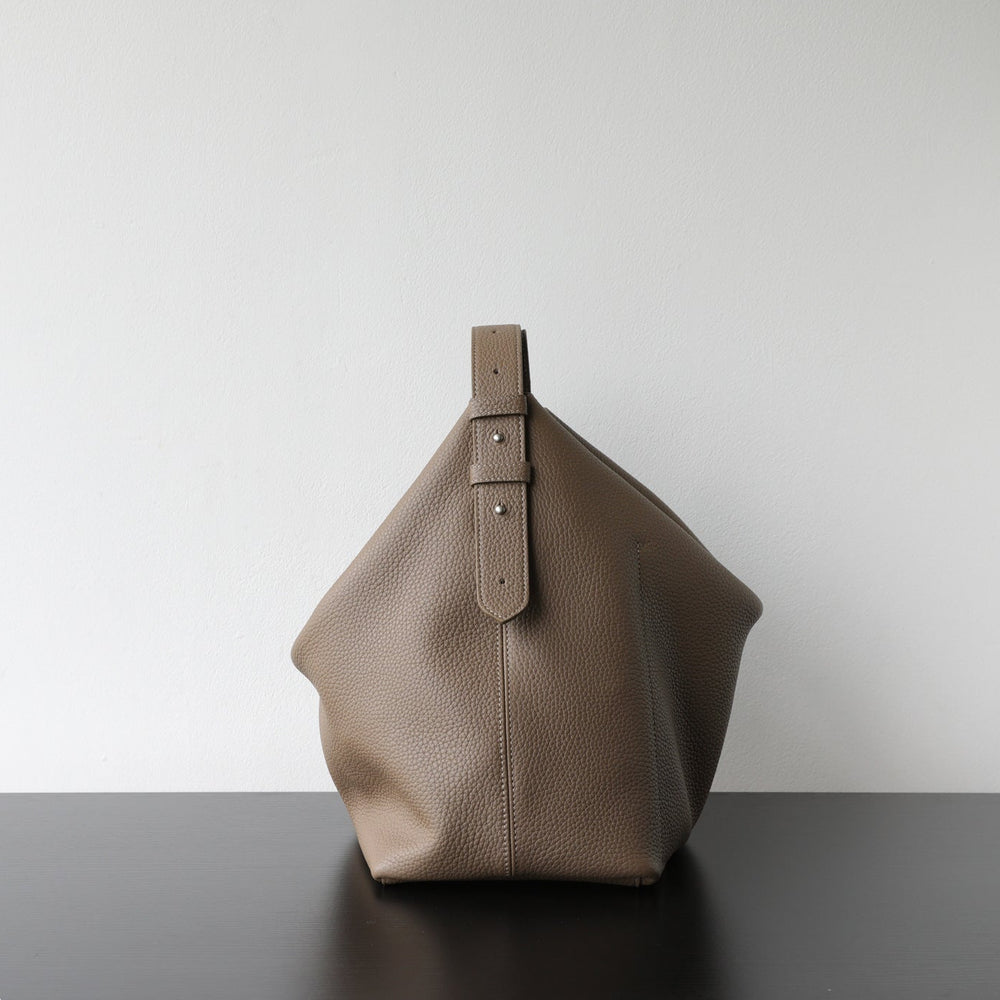 Handcrafted Top Grain Cowhide Leather Slouchy Bucket Bag | Women's Shoulder & Top-Handle Purse
