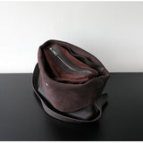 Handcrafted Top Grain Cowhide Leather Slouchy Bucket Bag | Women's Shoulder & Top-Handle Purse