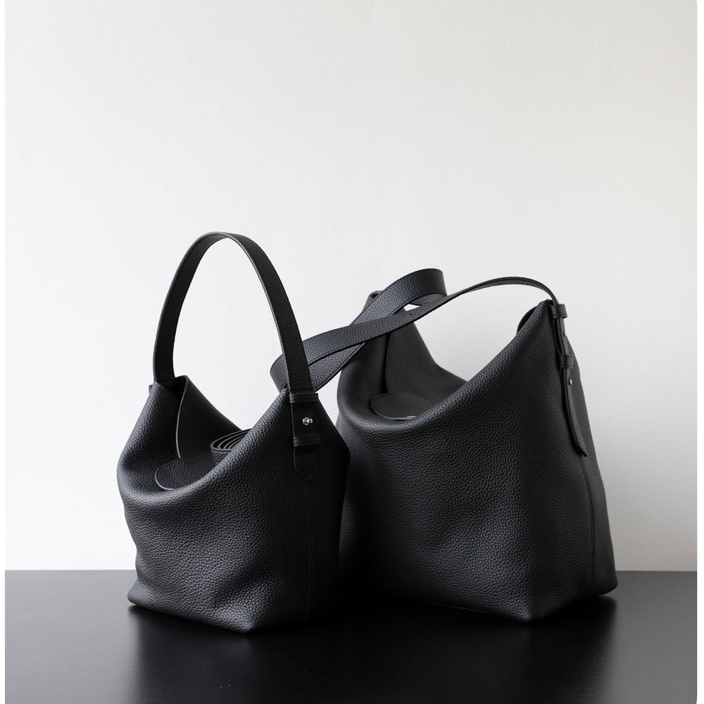 Handcrafted Top Grain Cowhide Leather Slouchy Bucket Bag | Women's Shoulder & Top-Handle Purse