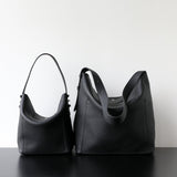 Handcrafted Top Grain Cowhide Leather Slouchy Bucket Bag | Women's Shoulder & Top-Handle Purse