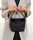 Handcrafted Top Grain Cowhide Leather Slouchy Bucket Bag | Women's Shoulder & Top-Handle Purse