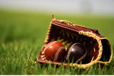 Handmade Cowhide Leather Baseball | 7.5cm Handcrafted Decorative Display Ball | Luxury Leather Baseball Gift