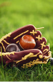 Handmade Cowhide Leather Baseball | 7.5cm Handcrafted Decorative Display Ball | Luxury Leather Baseball Gift
