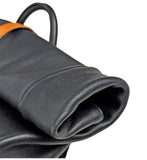 Handmade Full Grain Leather Roll-Top Backpack, Men’s Large Travel Bag & 14" Laptop Rucksack