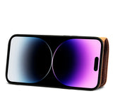 Handmade Leather iPhone and Samsung Case: Vintage Style Phone Cases, Card Slots & Strap