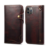 Handmade Leather iPhone and Samsung Case: Vintage Style Phone Cases, Card Slots & Strap