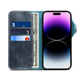 Handmade Leather iPhone and Samsung Case: Vintage Style Mobile Wallet Cases, Card Slots & Strap
