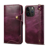 Handmade Leather iPhone and Samsung Case: Vintage Style Phone Cases, Card Slots & Strap