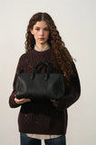 Handmade Top Grain Cowhide Leather Boston Bag | Crossbody & Satchel