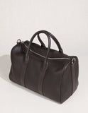 Handmade Top Grain Leather Bag, Luxury Boston Satchel & Crossbody Bag for Traveling, Best Everyday Carry Bag for Women Ebony