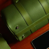 Handmade Top Grain Cowhide Leather Boston Bag | Crossbody & Satchel