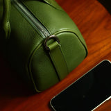 Handmade Top Grain Cowhide Leather Boston Bag | Crossbody & Satchel