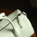 Handmade Top Grain Cowhide Leather Boston Bag | Crossbody & Satchel