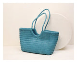 Handmade Woven Leather Tote Bag, Full Grain Leather Hand Woven Triple Jump Bamboo Ladies HoBo Bag, Curve Opening Summer Holiday Basket Bag