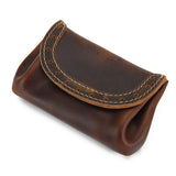 Handmade leather wallet | Full Grain Leather Vintage Purse | Short Wallet small vintage card wallet Coin Pouch for women Handmade