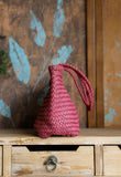 Handwoven Basket Tote Bag | Vegetable-Tanned Italian Cowhide Hand-Carry Bag | Minimalist Summer Commuter Style