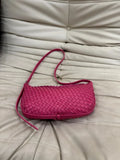 Handwoven Cowhide Leather Hobo Bag | Luxury Intrecciato Crossbody & Shoulder Bag | Minimalist Bag