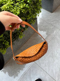 Handwoven Cowhide Leather Hobo Bag | Luxury Intrecciato Crossbody & Shoulder Bag | Minimalist Bag