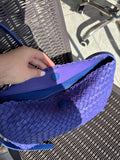 Handwoven Cowhide Leather Hobo Bag | Luxury Intrecciato Crossbody & Shoulder Bag | Minimalist Bag