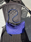 Handwoven Cowhide Leather Hobo Bag | Luxury Intrecciato Crossbody & Shoulder Bag | Minimalist Bag