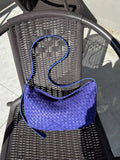 Handwoven Cowhide Leather Hobo Bag | Luxury Intrecciato Crossbody & Shoulder Bag | Minimalist Bag
