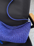 Handwoven Cowhide Leather Hobo Bag | Luxury Intrecciato Crossbody & Shoulder Bag | Minimalist Bag