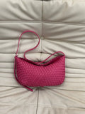 Handwoven Cowhide Leather Hobo Bag | Luxury Intrecciato Crossbody & Shoulder Bag | Minimalist Bag