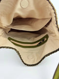 Handwoven Full Grain Leather Bucket Bag | Stylish Shoulder Bag for Women | Leather Beach Bag