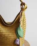 Handwoven Full-Grain Leather Bucket Bag – Two Sizes | Vegetable-Tanned Leather Shoulder Bag, 19 Colours, Hydrophobic Finish