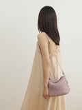 Handwoven Full Grain Leather Hobo Bag | Vintage Basketweave Shoulder & Crossbody Bag
