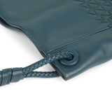 Handwoven Lambskin Leather Tote Bag for Women, Luxury Slouchy Large Shoulder Hobo Woven Tote