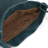 Handwoven Lambskin Leather Tote Bag for Women, Luxury Slouchy Large Shoulder Hobo Woven Tote