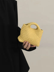 Handwoven Vegan Leather Mini Bucket Bag, Leather Basket Handbag + Crossbody Chain (20+ Colours) Handwoven Vegan Leather Mini Bucket Bag, Leather Basket Handbag + Crossbody Chain (20+ Colours)