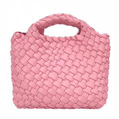 Handwoven Vegan Leather Mini Bucket Bag, Leather Basket Handbag + Crossbody Chain (20+ Colours) Handwoven Vegan Leather Mini Bucket Bag, Leather Basket Handbag + Crossbody Chain (20+ Colours)