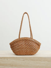Handwoven Vegetable-Tanned Leather Basket Bag for Women|Full Grain Cowhide Woven Tote with Braided Handle & Drawstring Liner | Spring Summer Shoulder Bag
