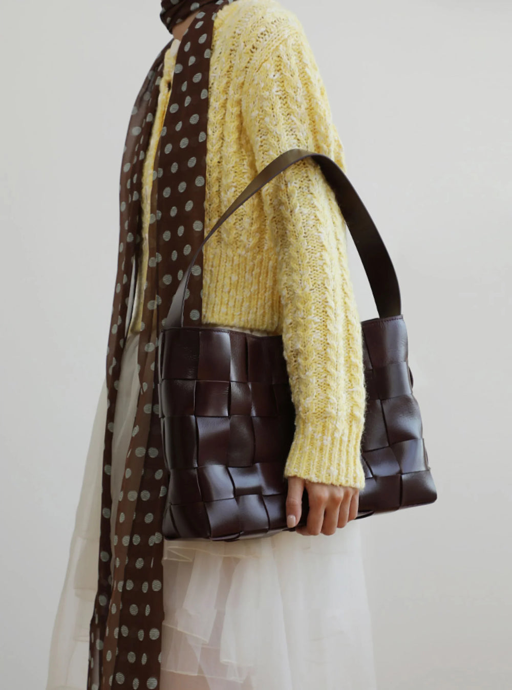 Handwoven Leather Women's Woven Tote Bag, Large Cowhide Leather Woven Women Leather Laptop Bags Wine