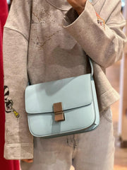 Italian Calfskin Leather Bag Designer Bag Italian Leather Box Bag, Classic Crossbody Bag, Shoulder Bag, Minimalist Genuine Leather Purse Italian Calfskin Leather Bag Designer Bag Italian Leather Box Bag, Classic Crossbody Bag, Shoulder Bag, Minimalist Genuine Leather Purse