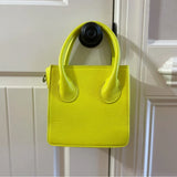 Italian Grain Leather Micro Pixie Bag – Compact Square Mini Handbag | Velvet Lining, Hidden Zip, Detachable Crossbody Strap
