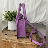 Italian Grain Leather Micro Pixie Bag – Compact Square Mini Handbag | Velvet Lining, Hidden Zip, Detachable Crossbody Strap
