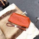 Italy Cowhide Leather Shoulder Bag | Small Vintage Shoulder Bag | Natural Leather Purse | Handmade Leather Bag | Gift for Her