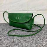 Italy Cowhide Leather Shoulder Bag | Small Vintage Shoulder Bag | Natural Leather Purse | Handmade Leather Bag | Gift for Her