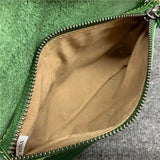 Italy Cowhide Leather Shoulder Bag | Small Vintage Shoulder Bag | Natural Leather Purse | Handmade Leather Bag | Gift for Her